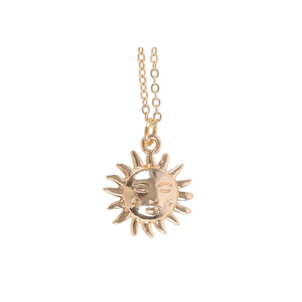 Sun Necklace on Birthday Card