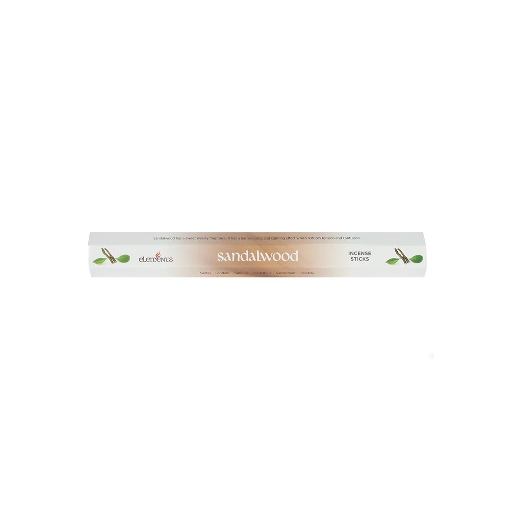 Set of 6 Packets of Elements Sandalwood Incense Sticks