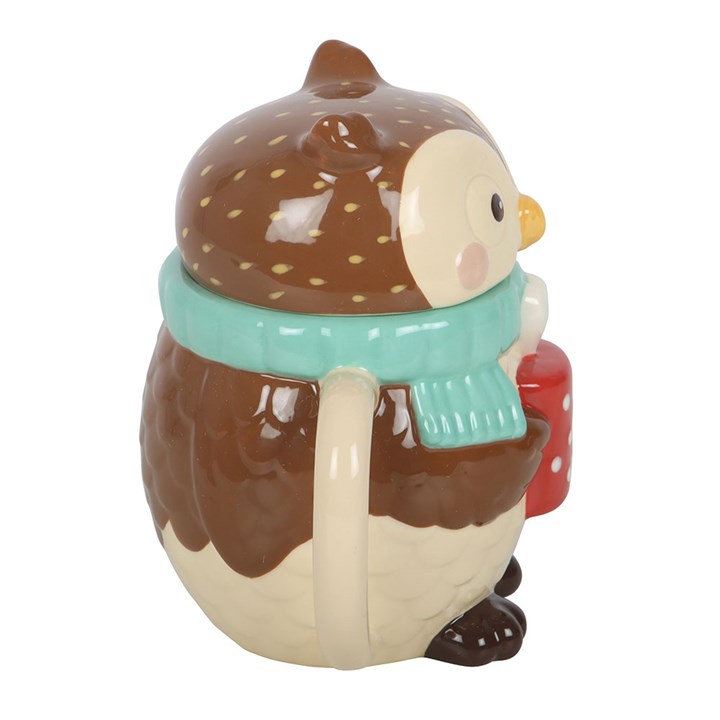 Oliver Owl Lidded Mug