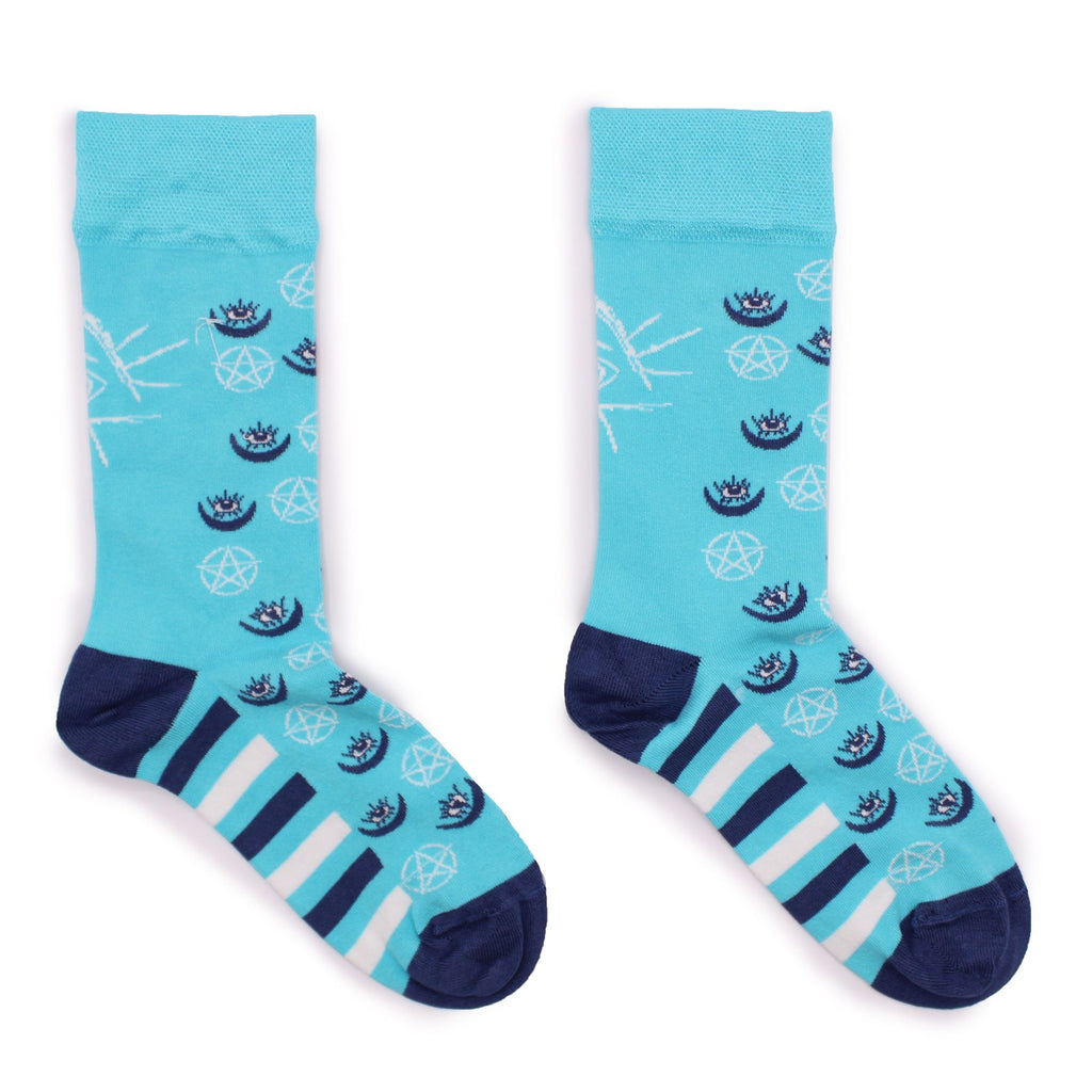 Hop Hare Bamboo Socks (36-40) - Pentagram and Evil Eye