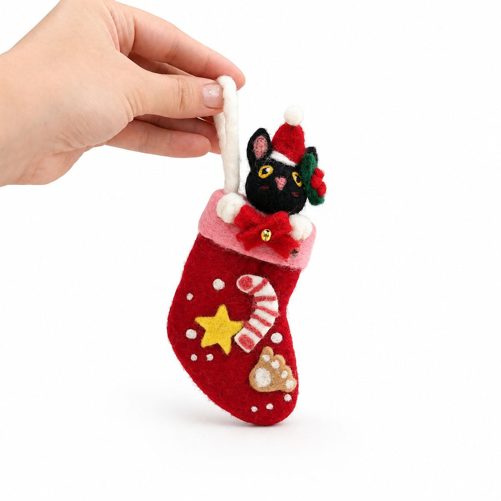 Felt Christmas Pet Gift Socks - Mixed Selection