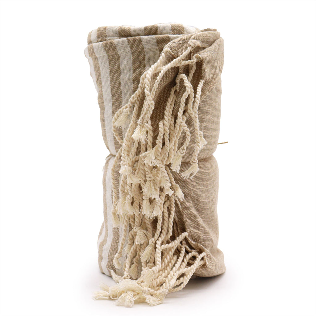 Cotton Pario Towel - 100x180 cm - Warm Sand