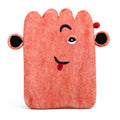 Felt Laptop Pouch (up to 14")  - Pink Cute Face