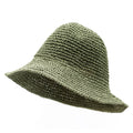 Nomad Sari Floppy Straw Sun Hat - Moss Green