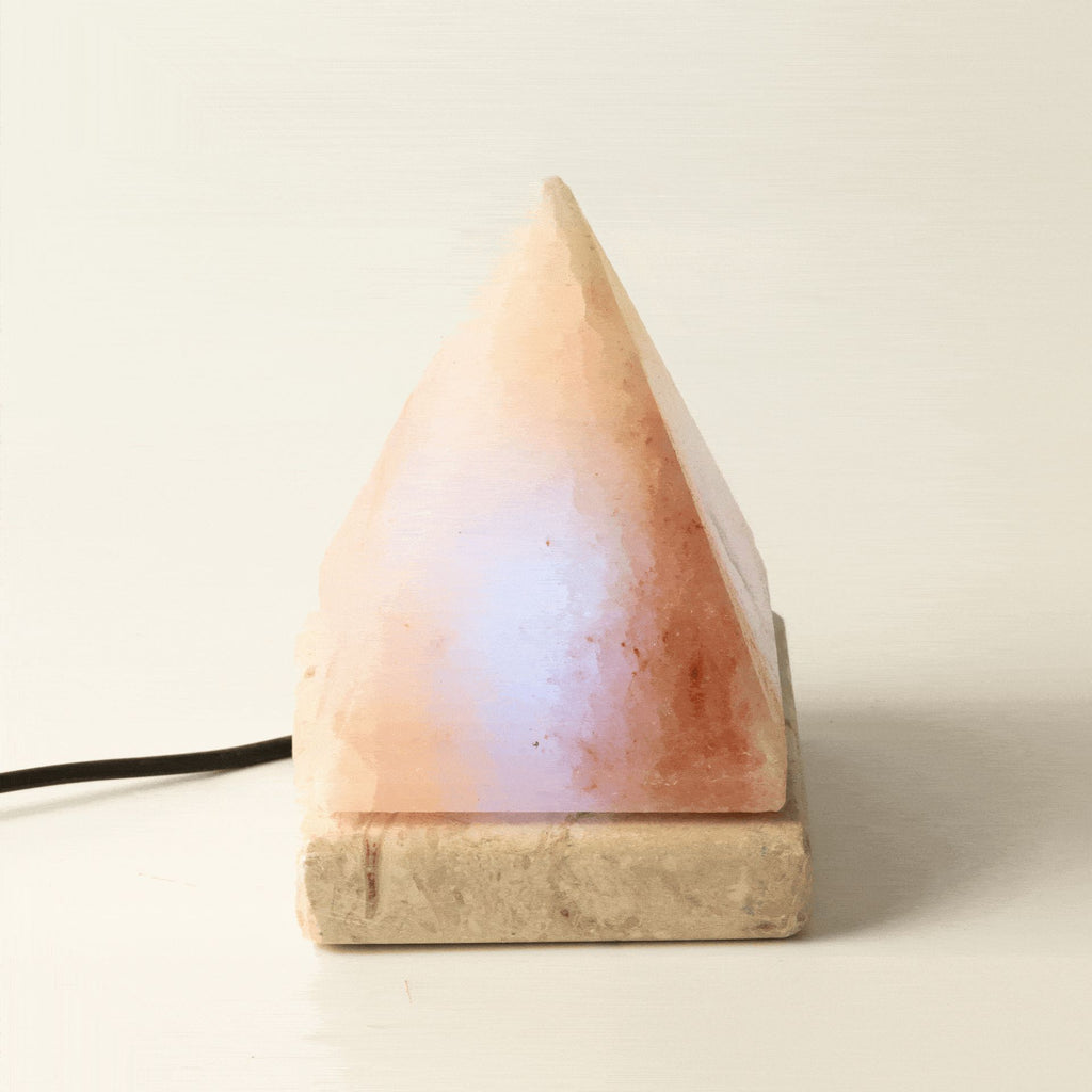 USB Pyramid Salt Lamp - 9 cm (multicolored light)