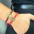 Handmade Friendship Bracelets - Lucky Friends Feng Shui Coin (asst)