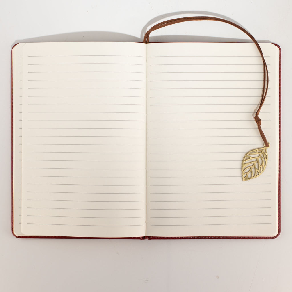A5 Intention Note Book - LCD Wipe Screen - Red Leather Effect - 160 Pages