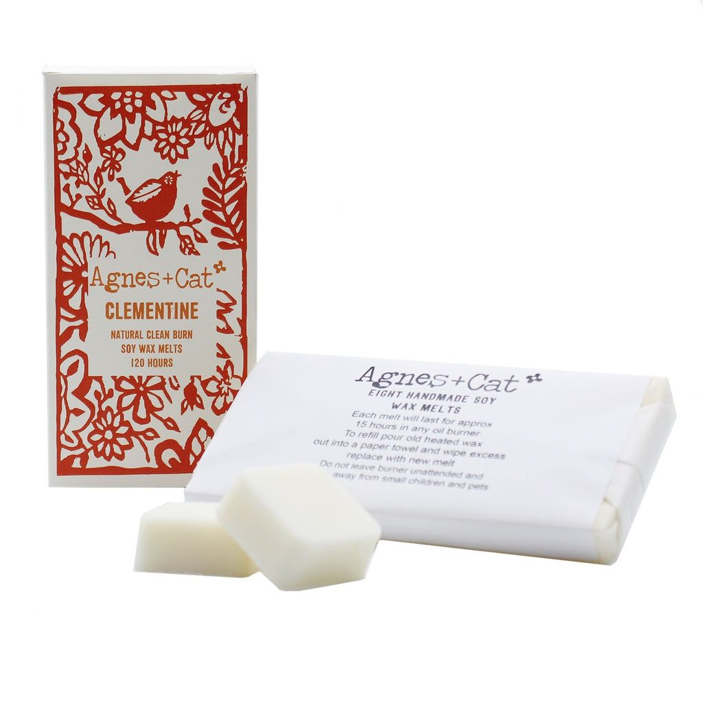 Agnes + Cat Box of 8 Wax Melts - Clementine