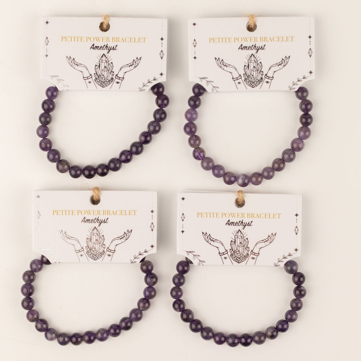 Petite Power Bracelet (17cmx6mm) - Amethyst