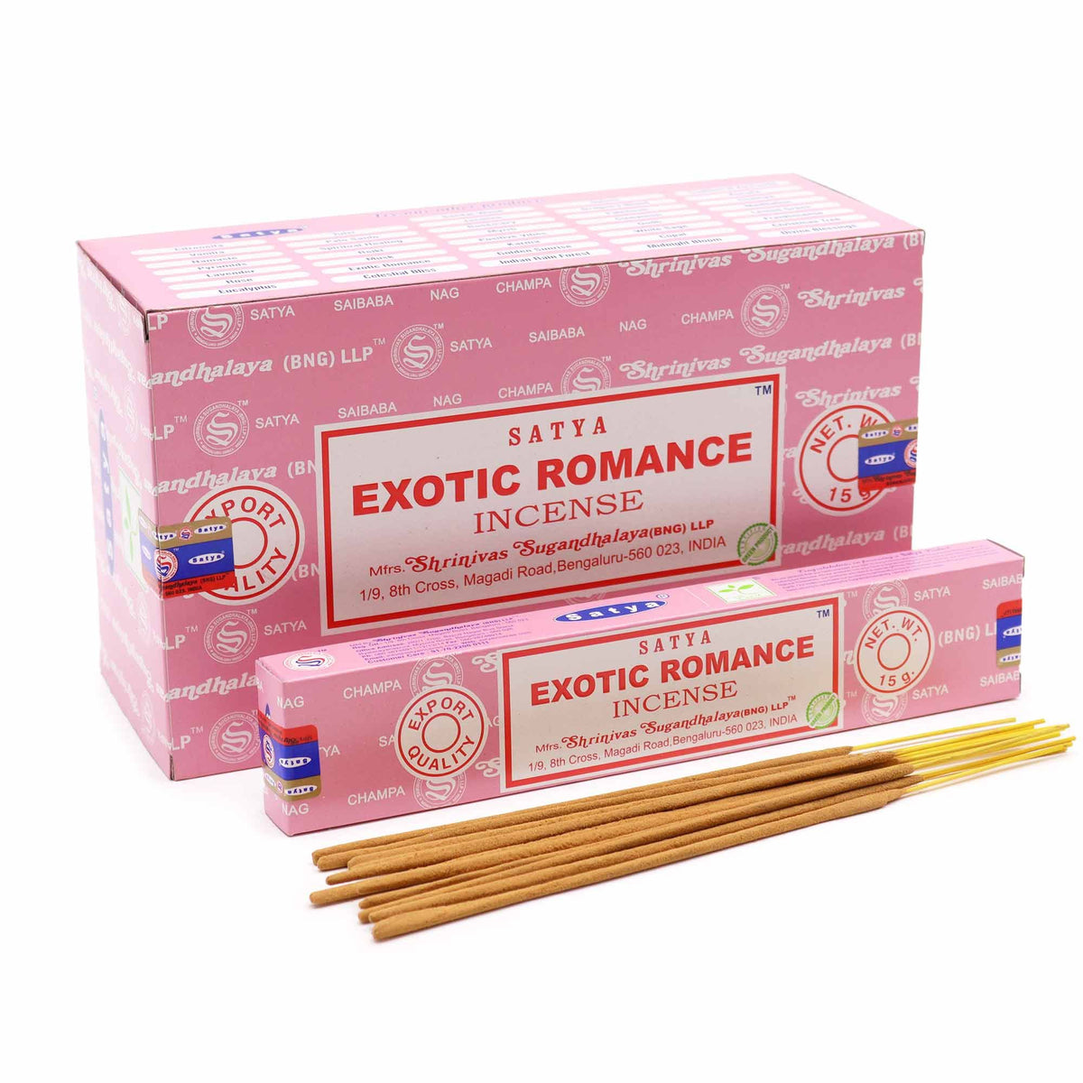 Satya Incense Sticks 15g - Exotic Romance
