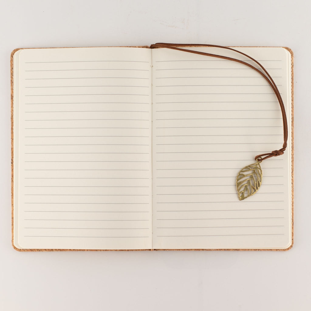 A5 Intention Note Book - LCD Wipe Screen - Cork Leather Effect - 160 Pages
