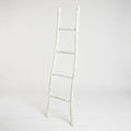 Large Kemu Wood Ladder - 1.5m - Whitewash - Japan Style