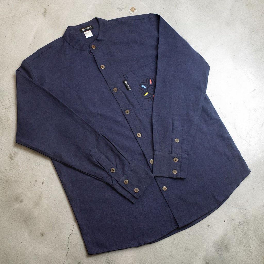 Nomad Sari Kathmandu Shirt - Indigo - Medium