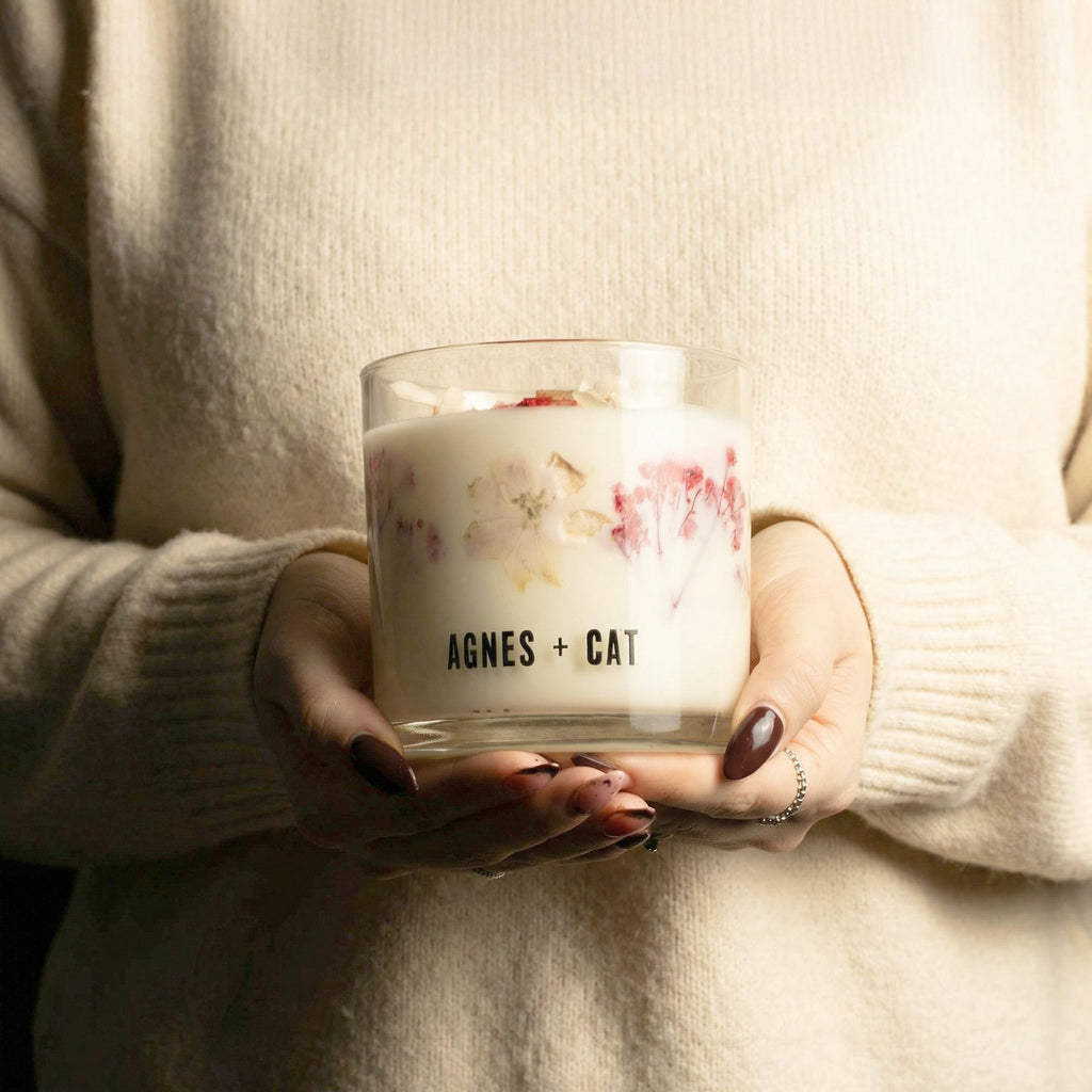 Agnes + Cat Botanical Soy Wax Candle - Lakeland Mocha