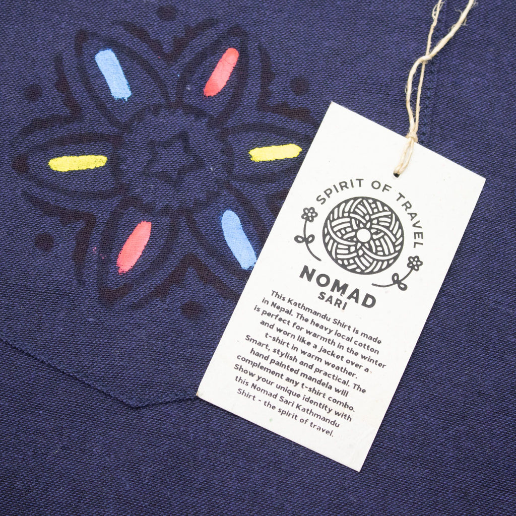 Nomad Sari Kathmandu Shirt - Indigo - Medium