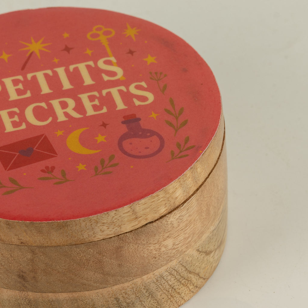 Round Enamelled Box - Petite Secrets