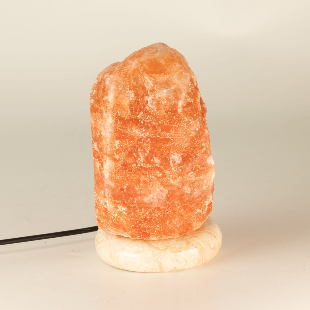 Quality USB Natural Salt Lamp - 11.5 cm (white light)