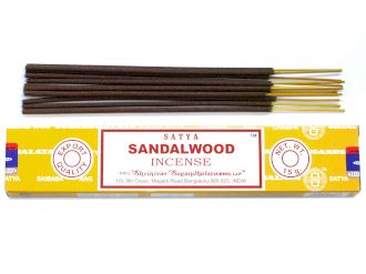 Satya Incense Sticks Starter Pack Set (7 scents + Mango Wood Incense Holder)