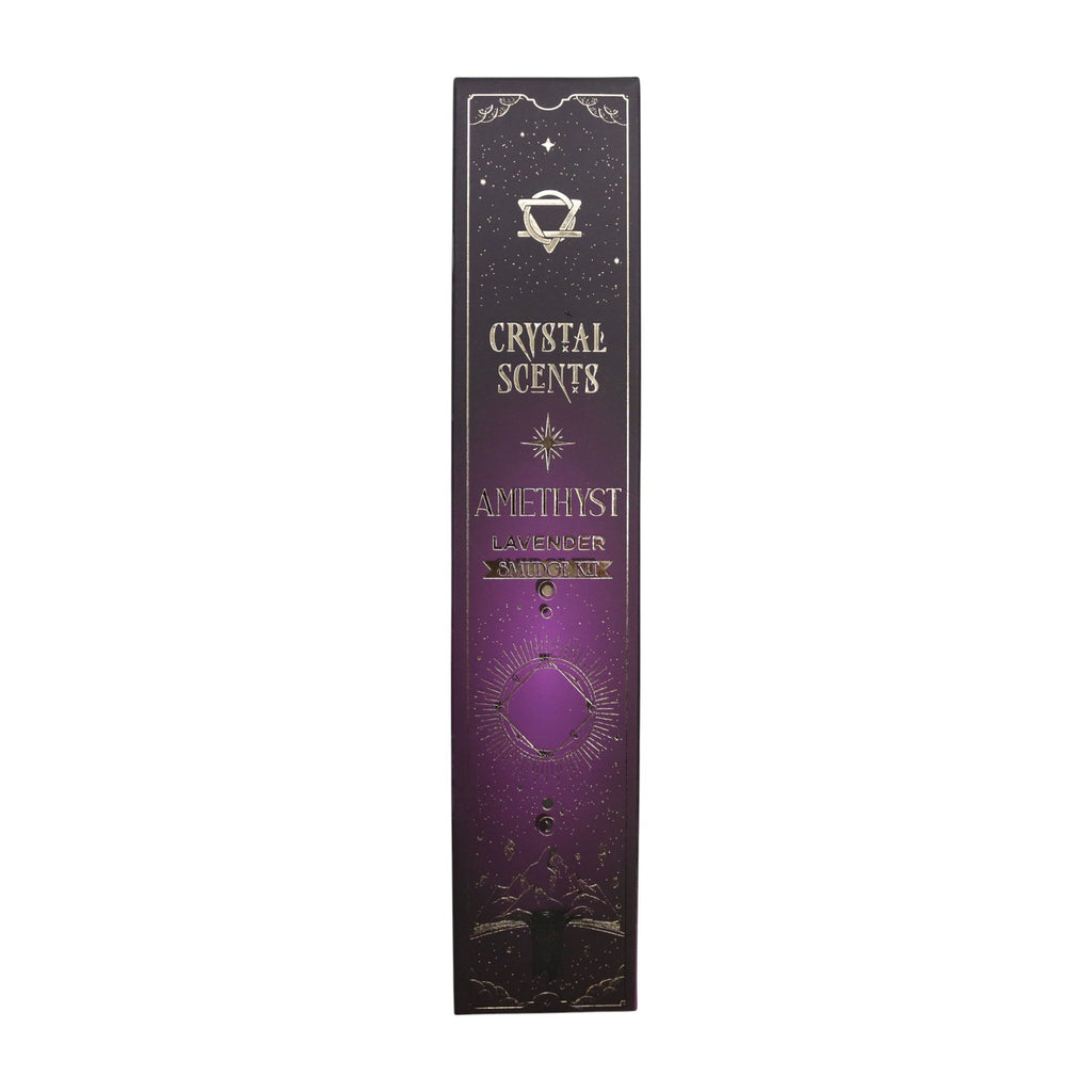 Amethyst Crystal Scents Smudge Incense - Lavender