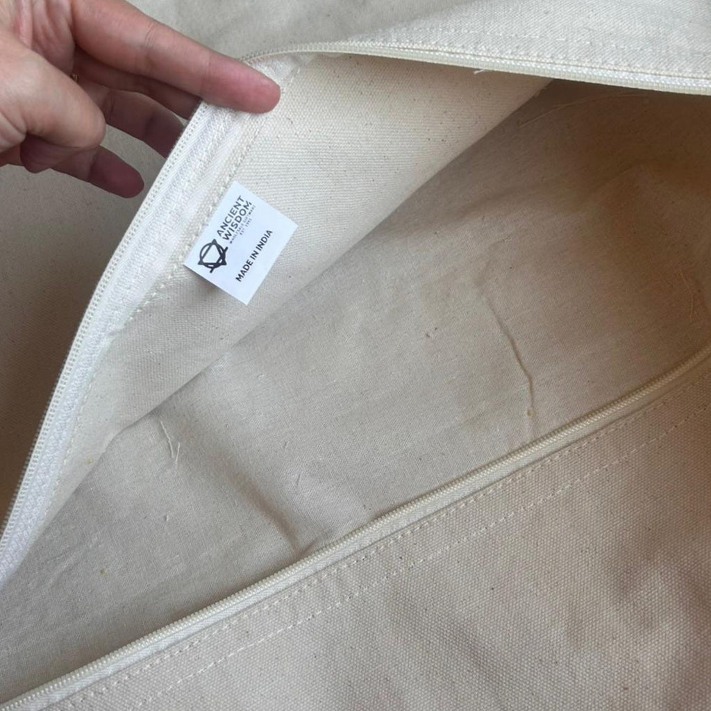 Classic Cushion Cover - Neutral Geo Creme - 30x50cm - Lumber Style