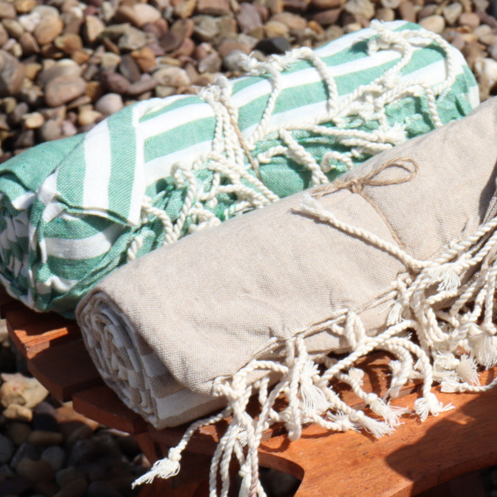 Cotton Pario Throw - 100x180 cm - Picnick Green