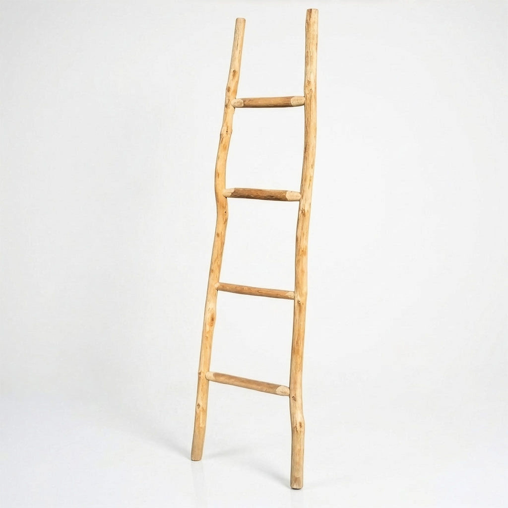 Large Kemu Wood Ladder - 1.5m - Natural - Japan Style