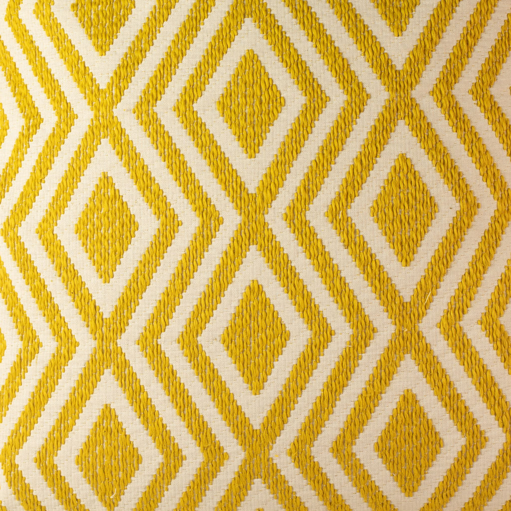 Classic Cushion Cover - Mustard Diamonds - 60x60cm - Jumbo Style