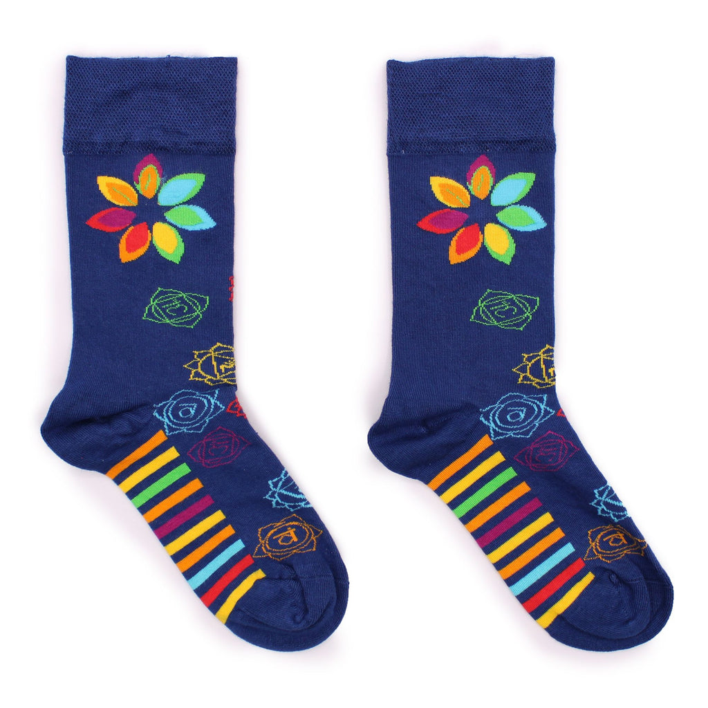 Hop Hare Bamboo Socks (36-40) - Rainbow Chakra
