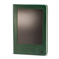 A5 Intention Note Book - LCD Wipe Screen - Green Leather Effect - 160 Pages