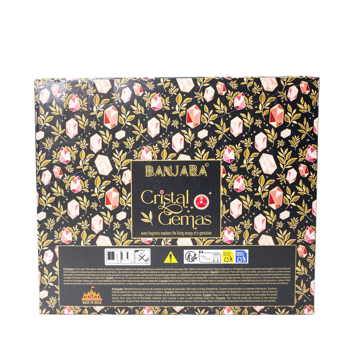 Banjara Cristal Gemas incense Sticks - Amethyst Lavender