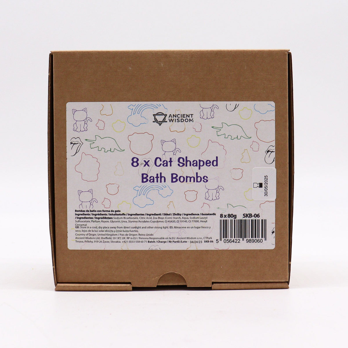 Cat Bathbomb 80g - Banana