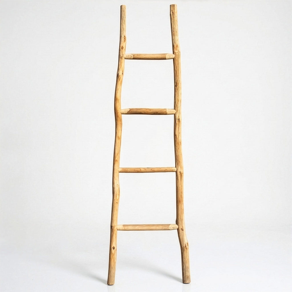 Large Kemu Wood Ladder - 1.5m - Natural - Japan Style