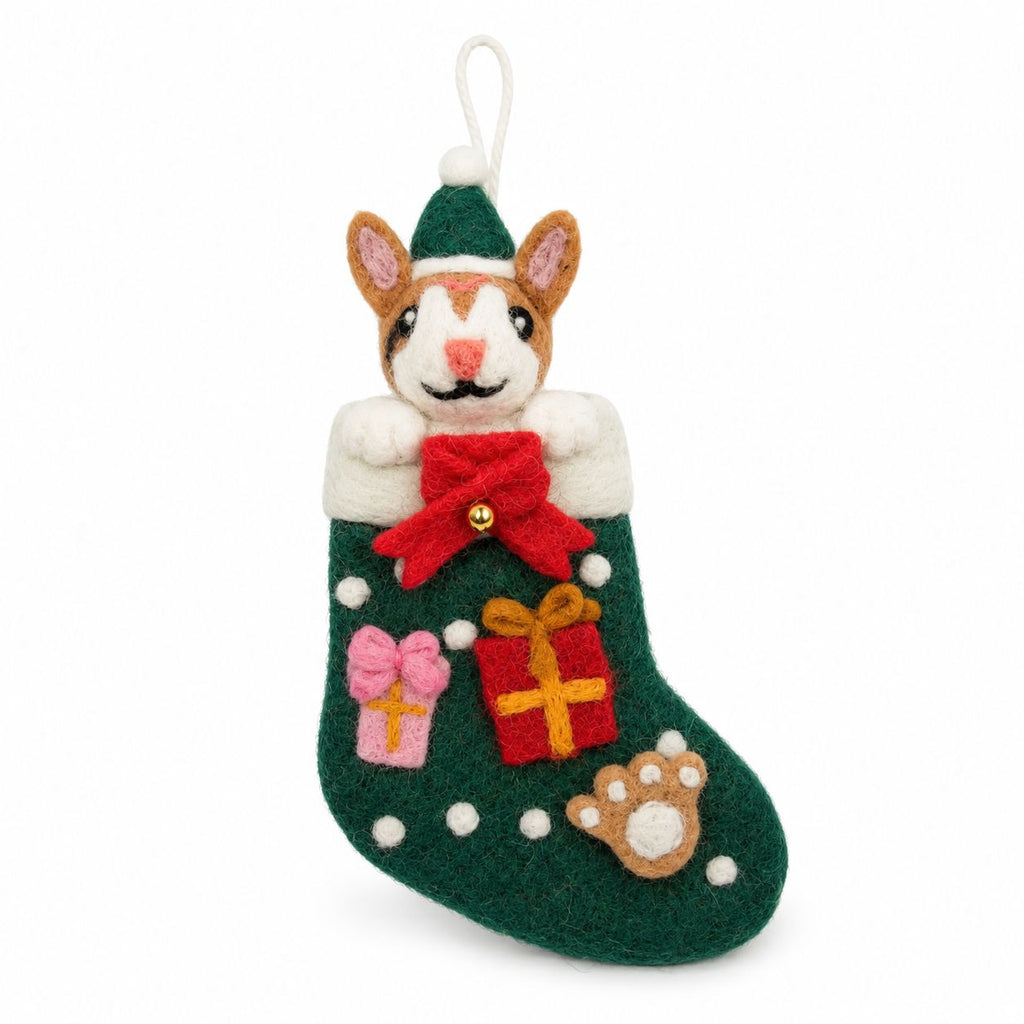 Felt Christmas Pet Gift Socks - Mixed Selection