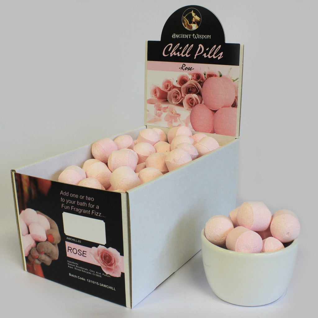 Rose Mini Bath Bombs – 1.3kg Box