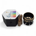 Moon Phase Singing Bowl Set- Black 10.7cm