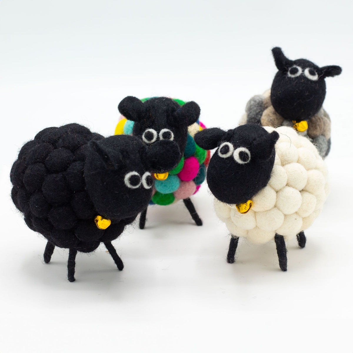 Little Felt Sheep - Black