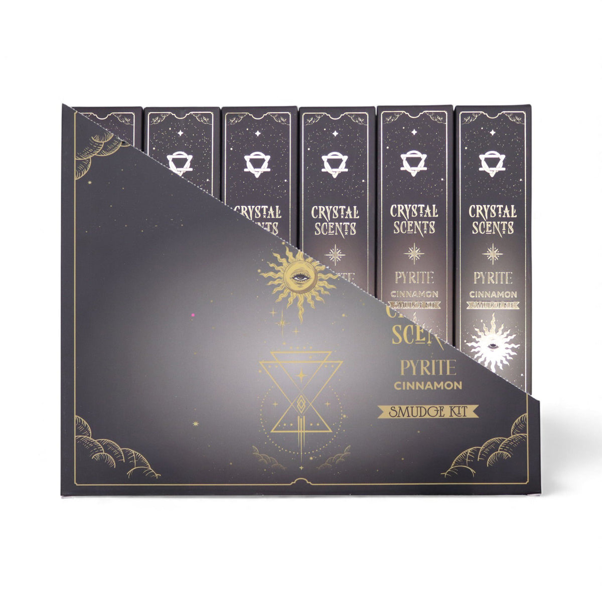 Pyrite Crystal Scents Smudge Incense - Cinnamon