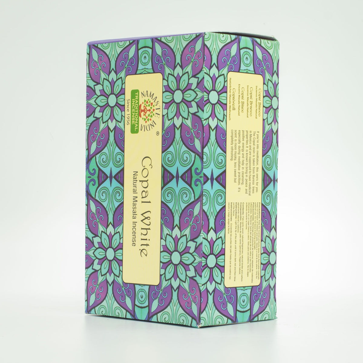 Namaste Mandala Masala Incense - Copal White