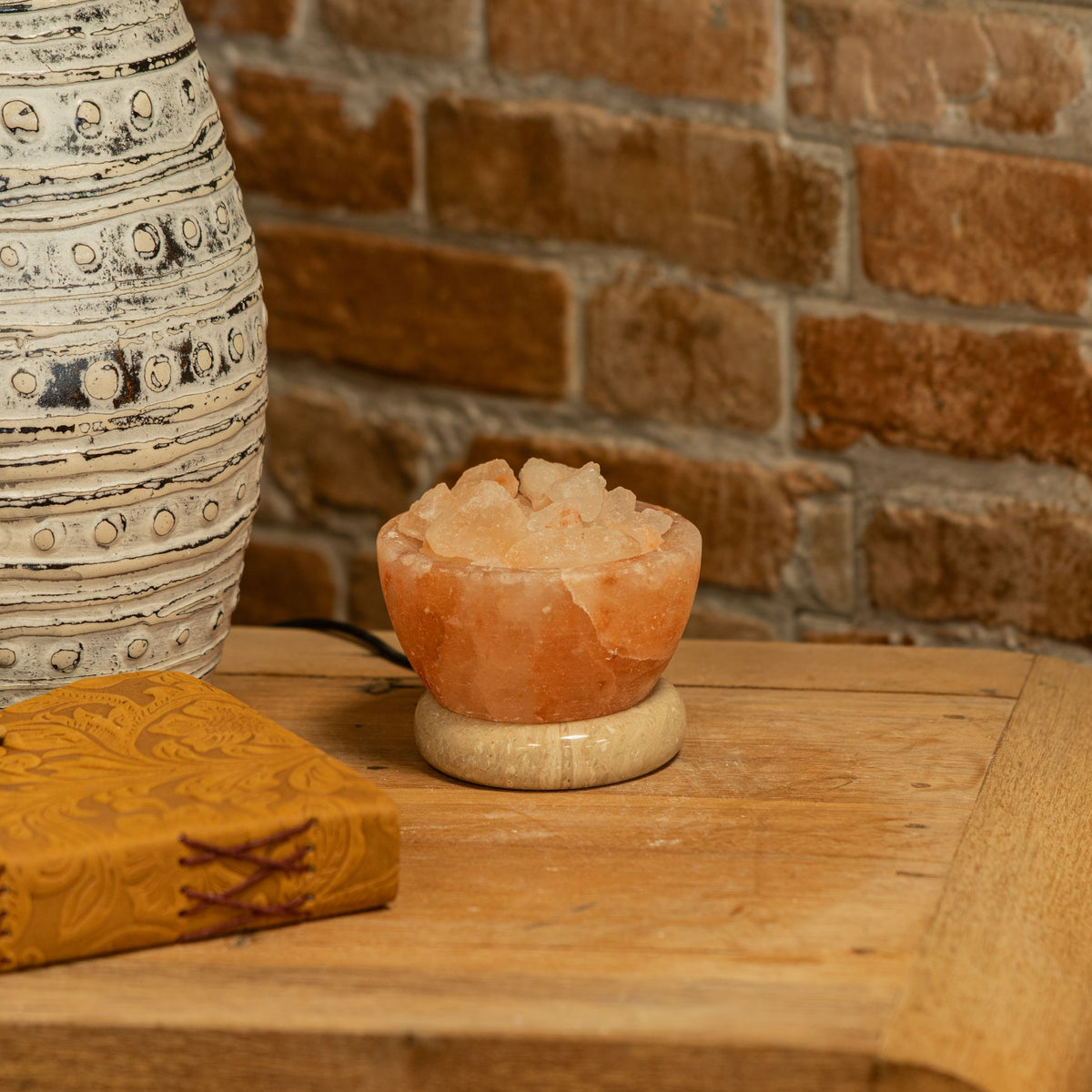 USB Fire Bowl Himalayan Salt Lamp (Multi)