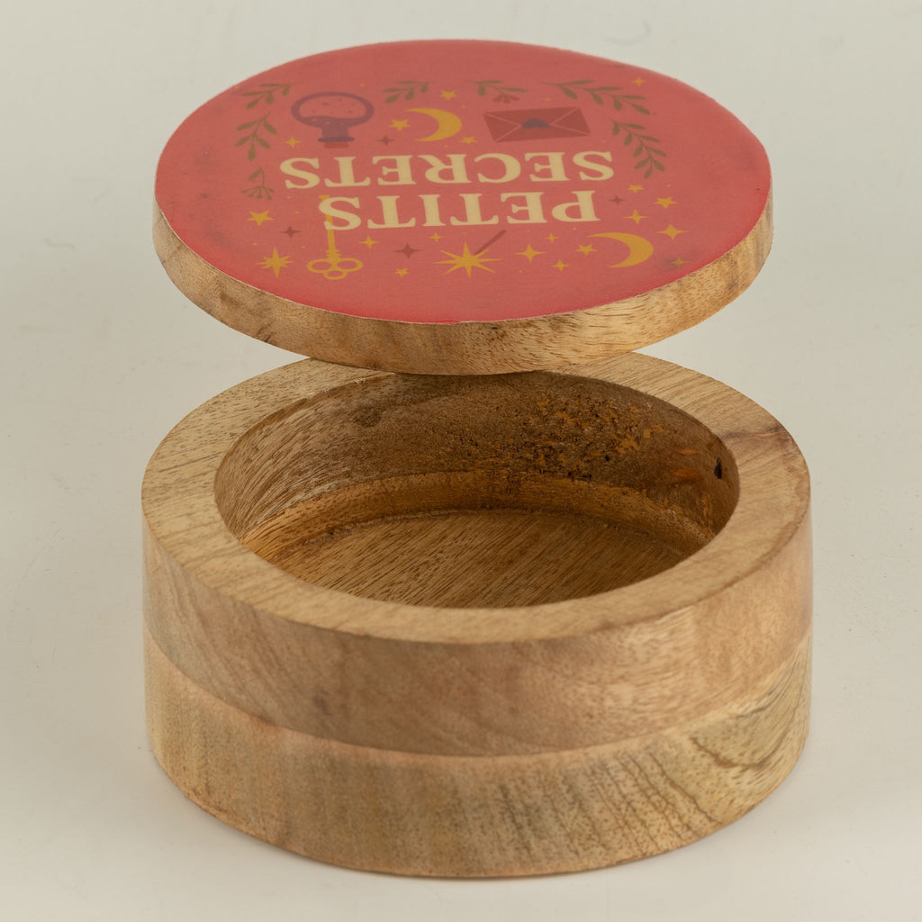 Round Enamelled Box - Petite Secrets