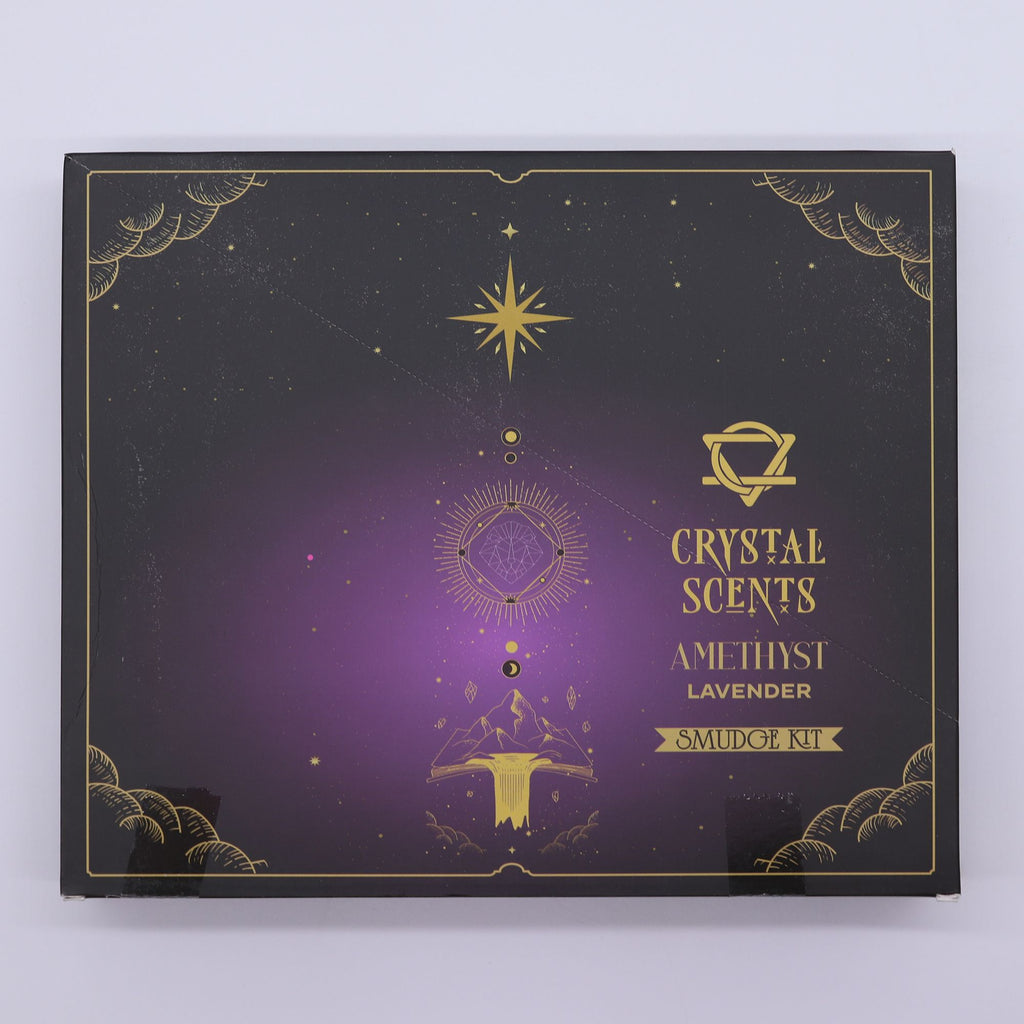 Amethyst Crystal Scents Smudge Incense - Lavender