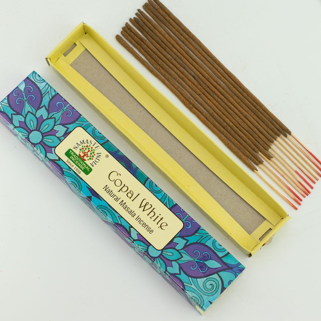 Namaste Mandala Masala Incense - Copal White