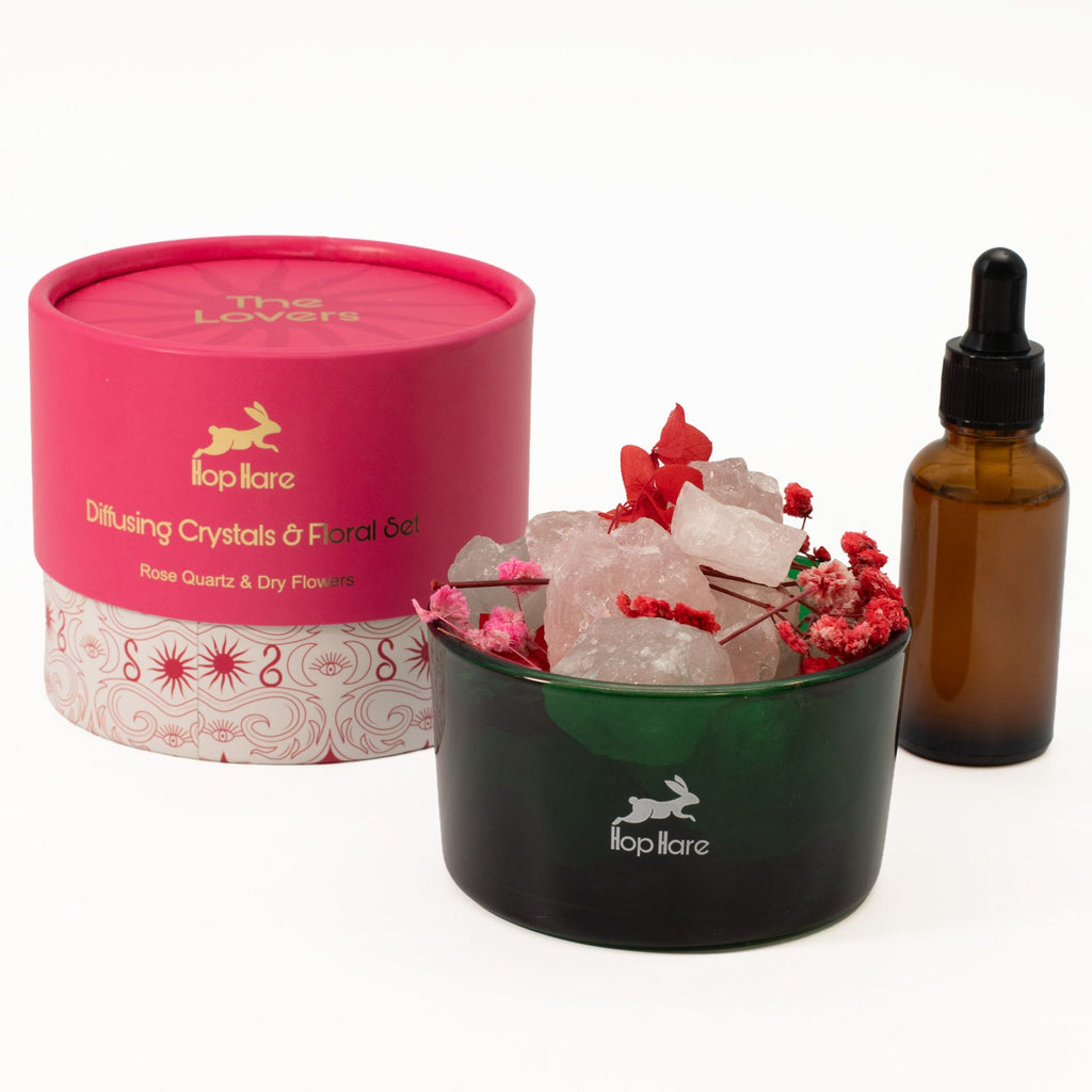 Hop Hare Diffusing Crystals & Floral Set - The Lovers
