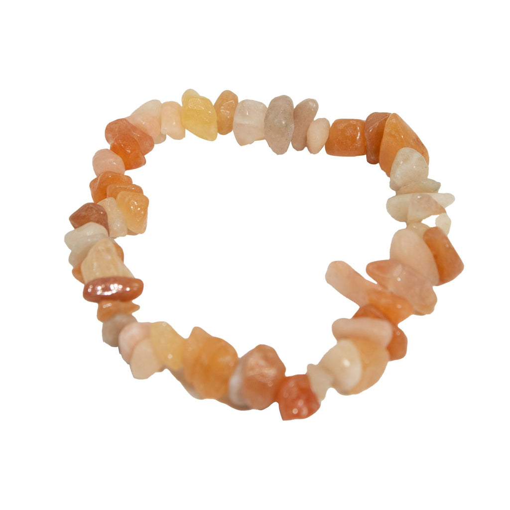 Chipstone Bracelet - Orange Jasper Stone