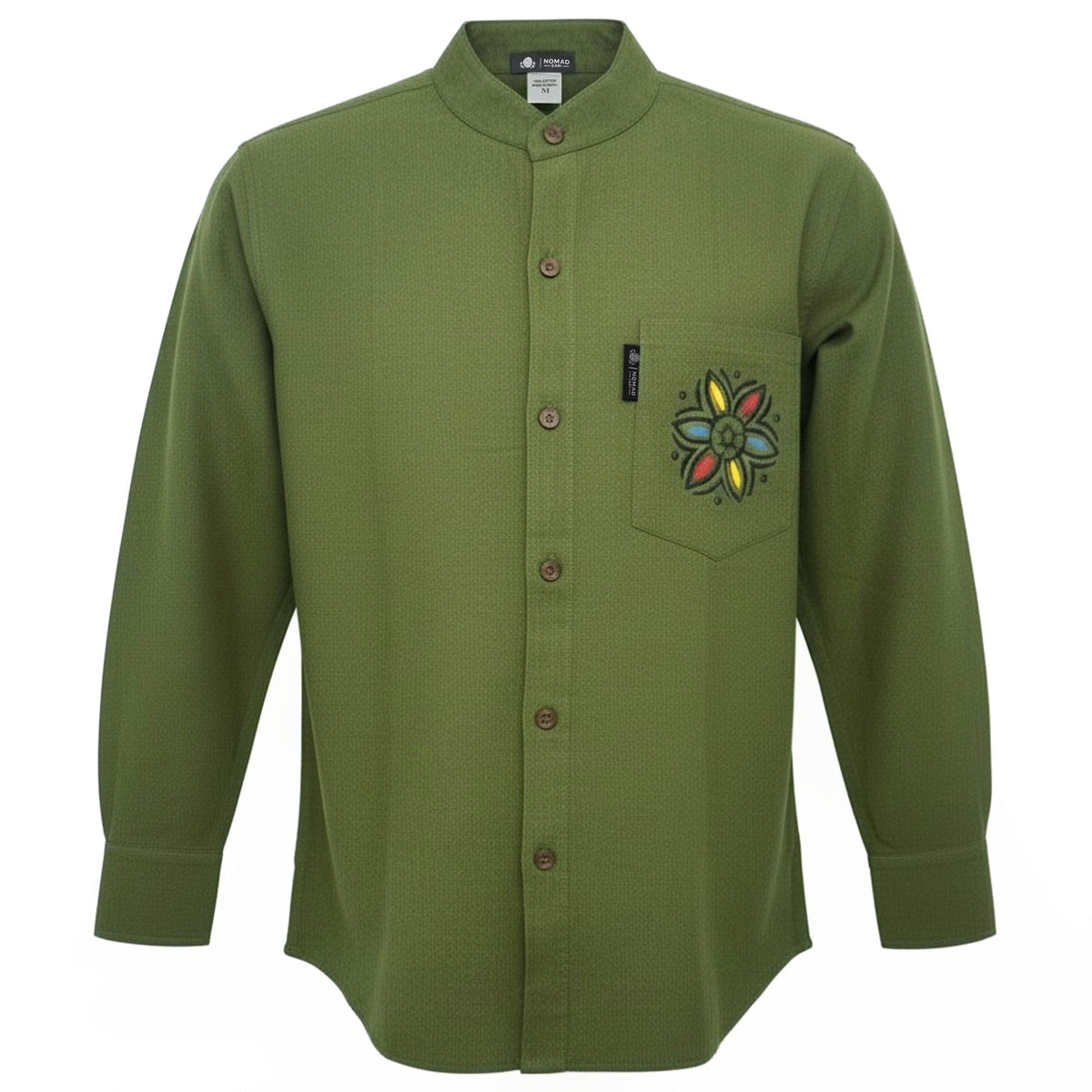 Nomad Sari Kathmandu Shirt - Forest Green - XXL