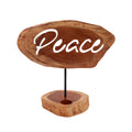 Candle Holder Sign - Peace