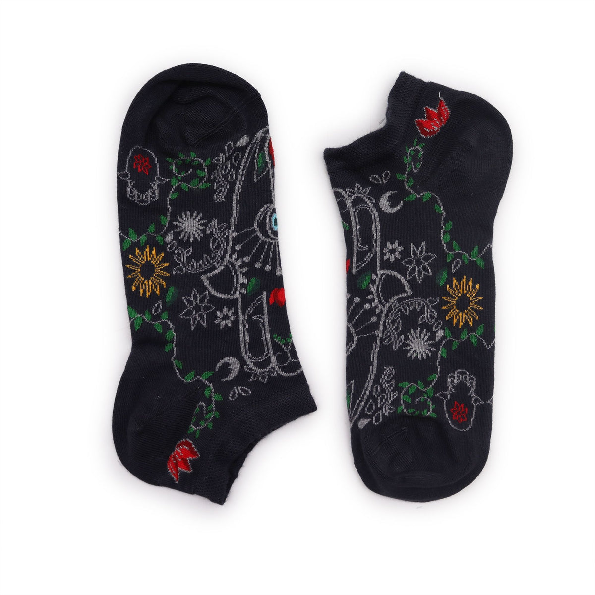 S/M Hop Hare Bamboo Socks Low (36-40) - Hamsa