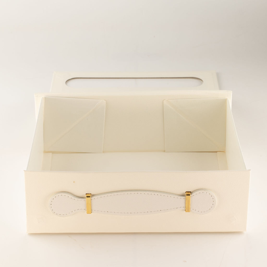 Flat Pack Gift Box - Med Hamper  (24x18.2x8cm) - White