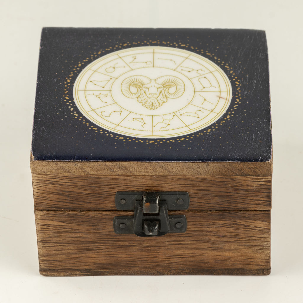 Small Enamelled Box -  Aries