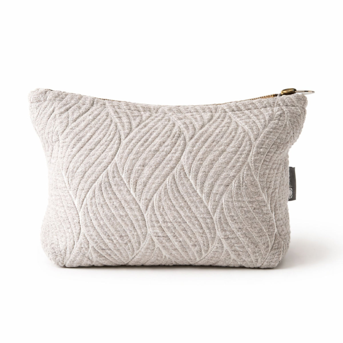 Nomad Sari Indian Jacquard Toiletry Bag - Moonlit Weave